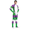 CosplayBoys Combinaison Cosplay Cartoon Blanc-Vert-Violet